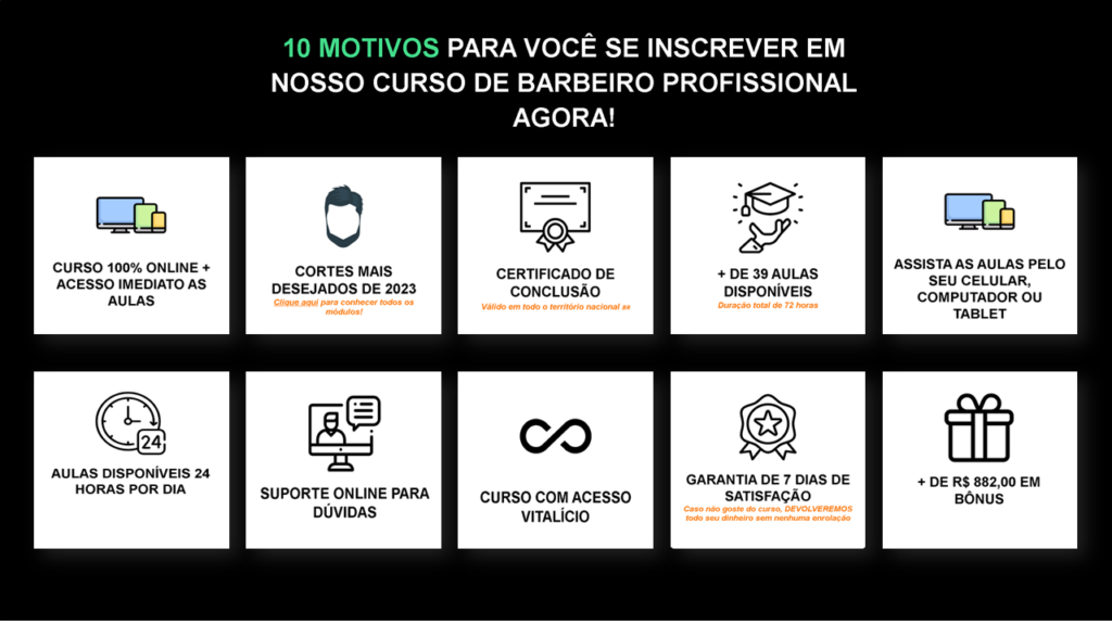 10 Motivos Para Fazer o Curso de Barbeiro